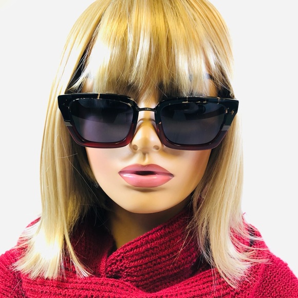 Kendall & Kylie Accessories - Women’s Kendall and Kylie Merlot and Ink Blot Fashion Sunglasses